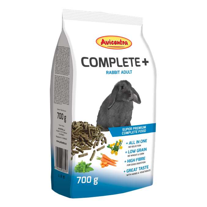 Hrana za odrasle kunce Complete+ Avicentra (700g)