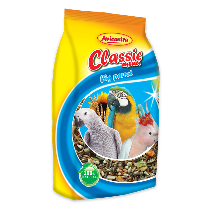 Hrana za velike papige Classic Avicentra (15 kg)
