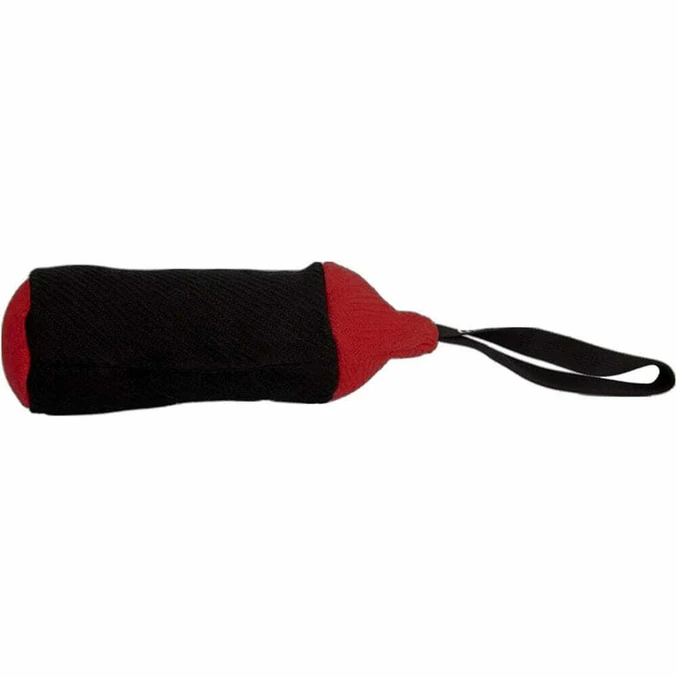 Trening igrača valj iz nylcota 25 × 8 cm Dingo Gear – rdeče-črna