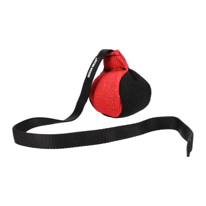 Trening žoga iz nylcota z ročajem 65 cm Dingo Gear – rdeče-črna