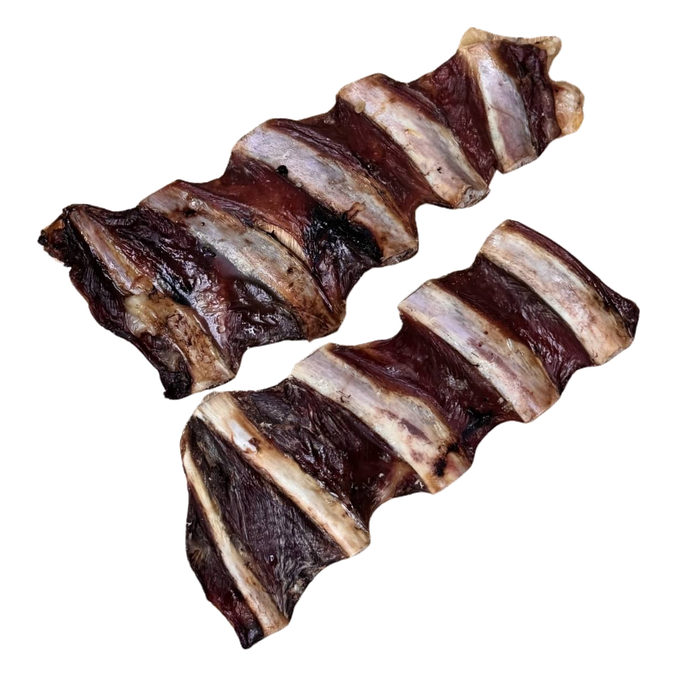 Zračno sušena mesnata nojeva rebra za pse Whizzopet (100 g) - slika 3