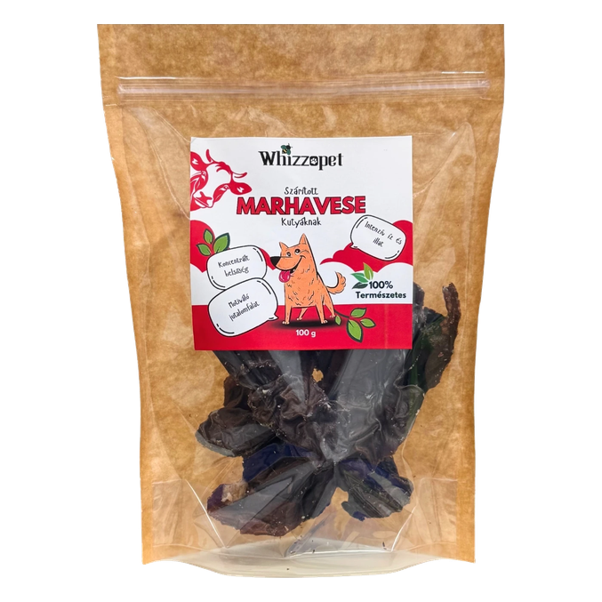 Zračno sušene goveje ledvice za pse Whizzopet (100 g)