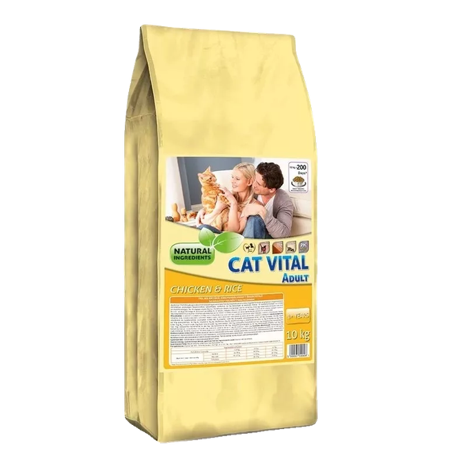 Cat Vital Adult Chicken & Rice suha hrana za mačke 10 kg