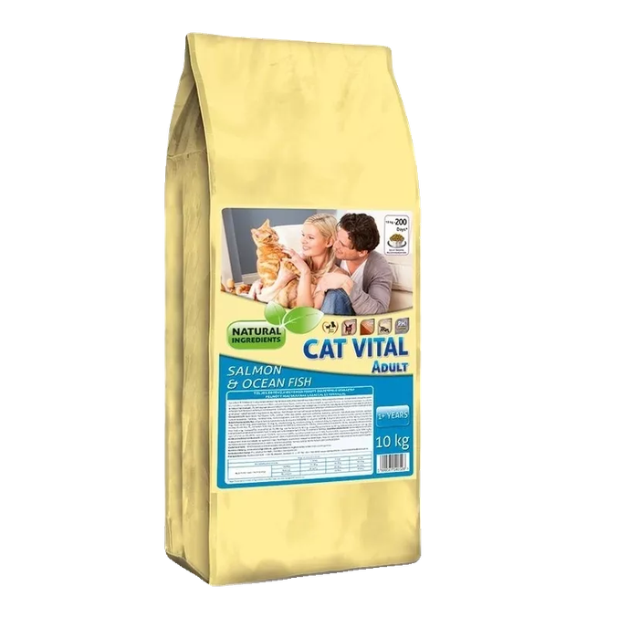 Cat Vital Adult Salmon & Ocean Fish suha hrana za mačke 10 kg