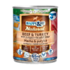 Happy&Fit Natural mokra hrana za pse – govedina in puran z bučo 800 g